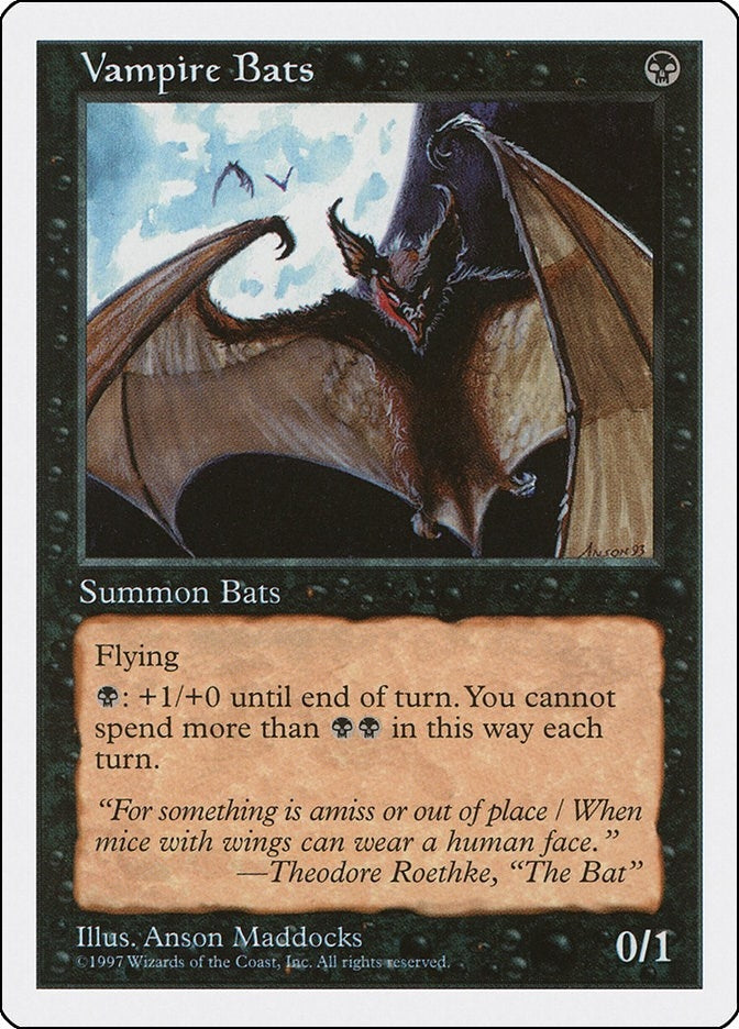 Image for Vampire Bats (Fifth Edition) - Magic: The Gathering