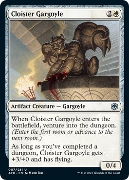 Image for Cloister Gargoyle (Adventures in the Forgotten Realms) (7) - Magic: The Gathering