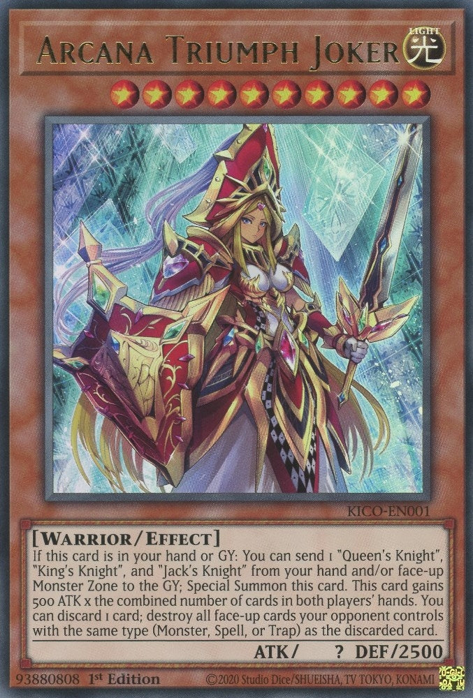 Image for Arcana Triumph Joker (King's Court) (KICO-EN001) - YuGiOh
