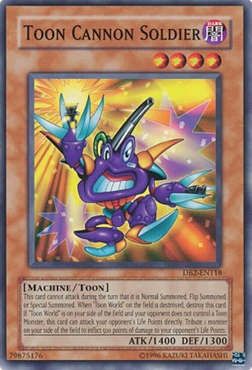 Image for Toon Cannon Soldier (Dark Beginning 2) (DB2-EN118) - YuGiOh