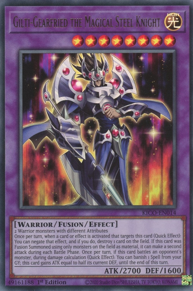 Image for Gilti-Gearfried the Magical Steel Knight (King's Court) (KICO-EN014) - YuGiOh