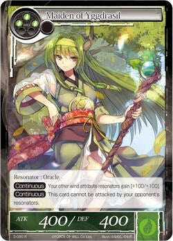 Image for Maiden of Yggdrasil (The Shaft of Light of Valhalla) (3-080) - Force of Will