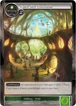 Image for Caith Sith Township (The Shaft of Light of Valhalla) (3-089) - Force of Will