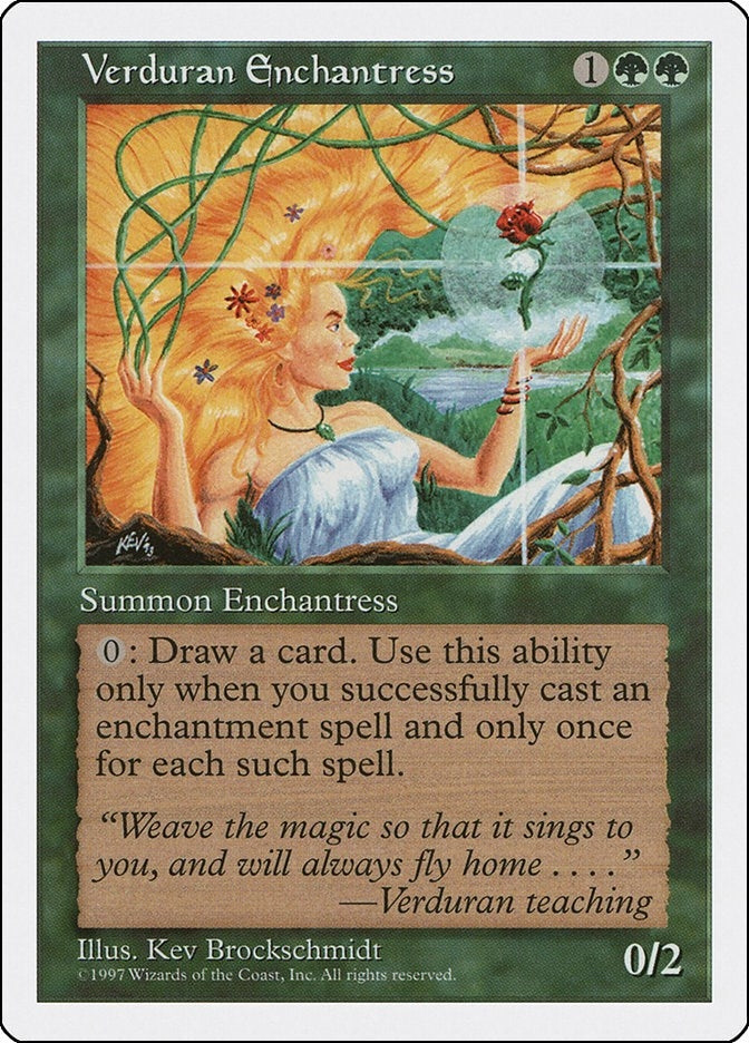 Image for Verduran Enchantress (Fifth Edition) - Magic: The Gathering