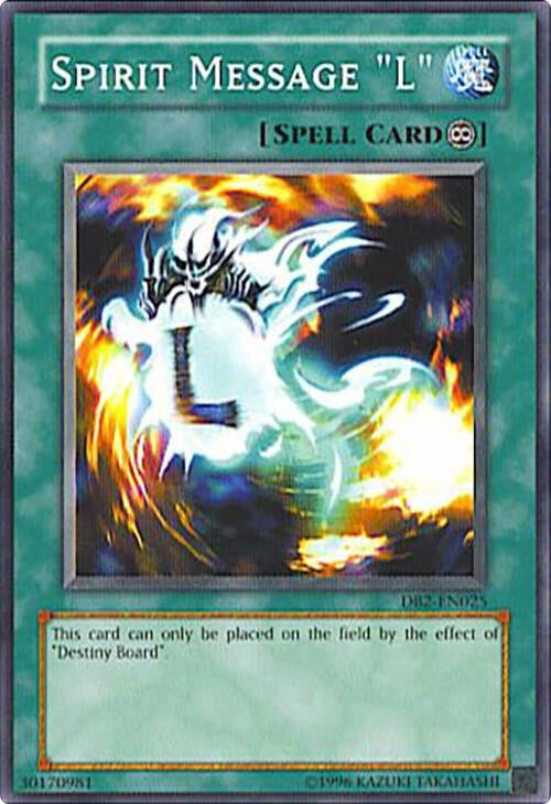 Image for Spirit Message "L" (Dark Beginning 2) (DB2-EN025) - YuGiOh