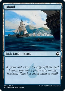 Image for Island (268) (Adventures in the Forgotten Realms) (268) - Magic: The Gathering
