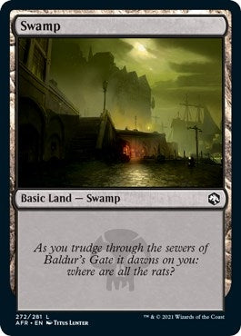 Image for Swamp (272) (Adventures in the Forgotten Realms) (272) - Magic: The Gathering