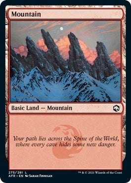 Image for Mountain (275) (Adventures in the Forgotten Realms) (275) - Magic: The Gathering