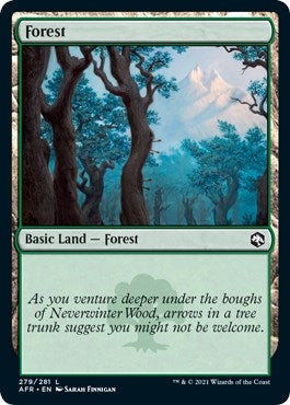 Image for Forest (279) (Adventures in the Forgotten Realms) (279) - Magic: The Gathering