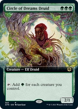 Image for Circle of Dreams Druid (Extended Art) (Adventures in the Forgotten Realms) (383) - Magic: The Gathering