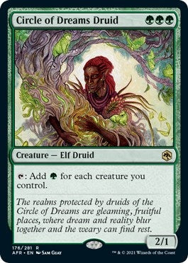 Image for Circle of Dreams Druid (Adventures in the Forgotten Realms) (176) - Magic: The Gathering