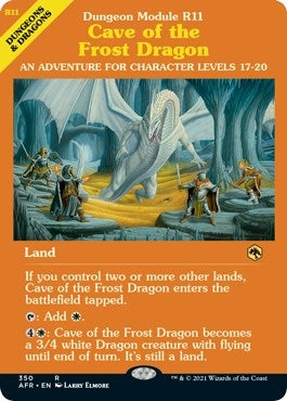 Image for Cave of the Frost Dragon (Dungeon Module) (Adventures in the Forgotten Realms) (350) - Magic: The Gathering