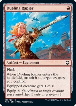 Image for Dueling Rapier (Adventures in the Forgotten Realms) (140) - Magic: The Gathering