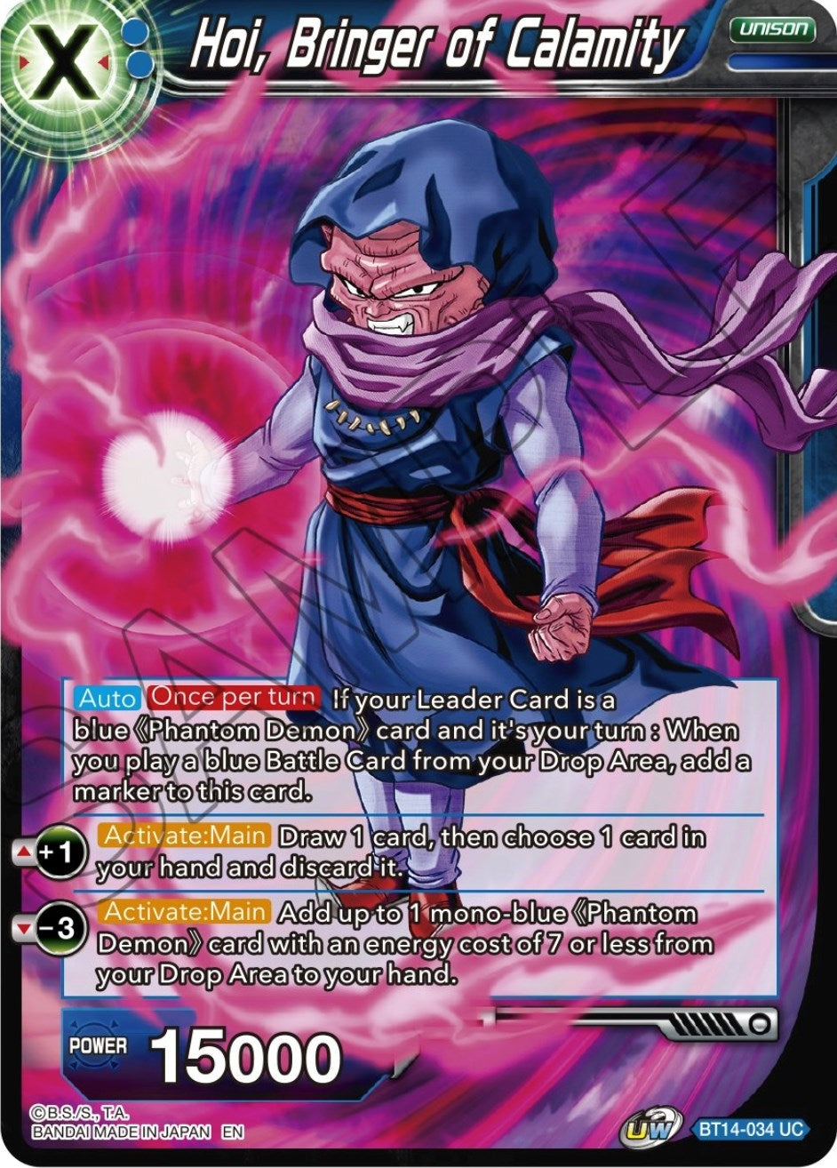 Image for Hoi, Bringer of Calamity (Cross Spirits) (BT14-034) - Dragon Ball Super: Masters