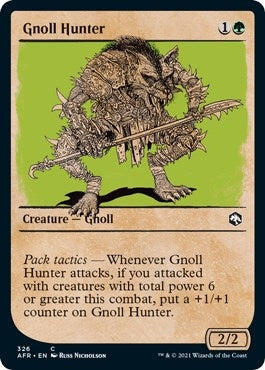Image for Gnoll Hunter (Showcase) (Adventures in the Forgotten Realms) (326) - Magic: The Gathering