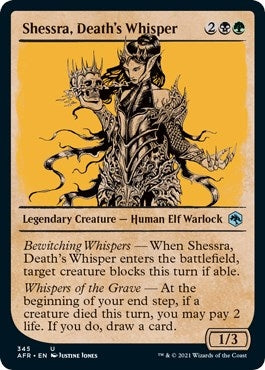 Image for Shessra, Death's Whisper (Showcase) (Adventures in the Forgotten Realms) (345) - Magic: The Gathering