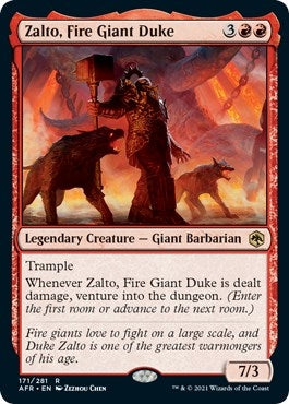 Image for Zalto, Fire Giant Duke (Adventures in the Forgotten Realms) (171) - Magic: The Gathering