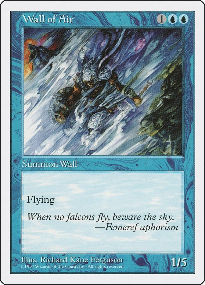Image for Wall of Air (Fifth Edition) - Magic: The Gathering