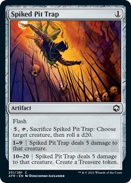 Image for Spiked Pit Trap (Adventures in the Forgotten Realms) (251) - Magic: The Gathering