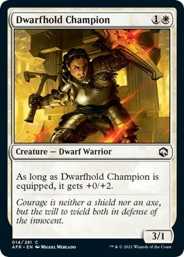 Image for Dwarfhold Champion (Adventures in the Forgotten Realms) (14) - Magic: The Gathering