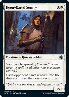 Image for Keen-Eared Sentry (Adventures in the Forgotten Realms) (22) - Magic: The Gathering