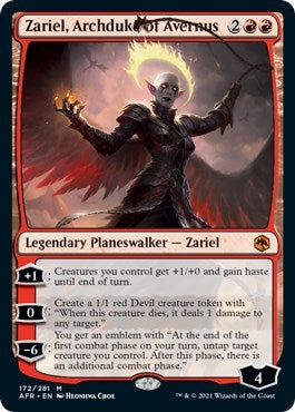 Image for Zariel, Archduke of Avernus (Adventures in the Forgotten Realms) (172) - Magic: The Gathering