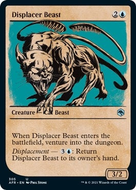 Image for Displacer Beast (Showcase) (Adventures in the Forgotten Realms) (305) - Magic: The Gathering