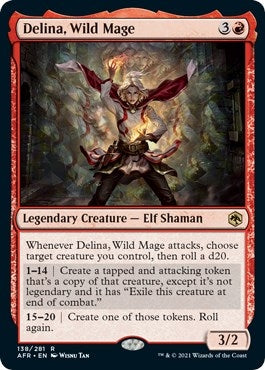 Image for Delina, Wild Mage (Adventures in the Forgotten Realms) (138) - Magic: The Gathering
