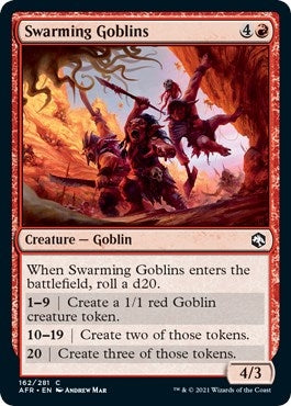 Image for Swarming Goblins (Adventures in the Forgotten Realms) (162) - Magic: The Gathering