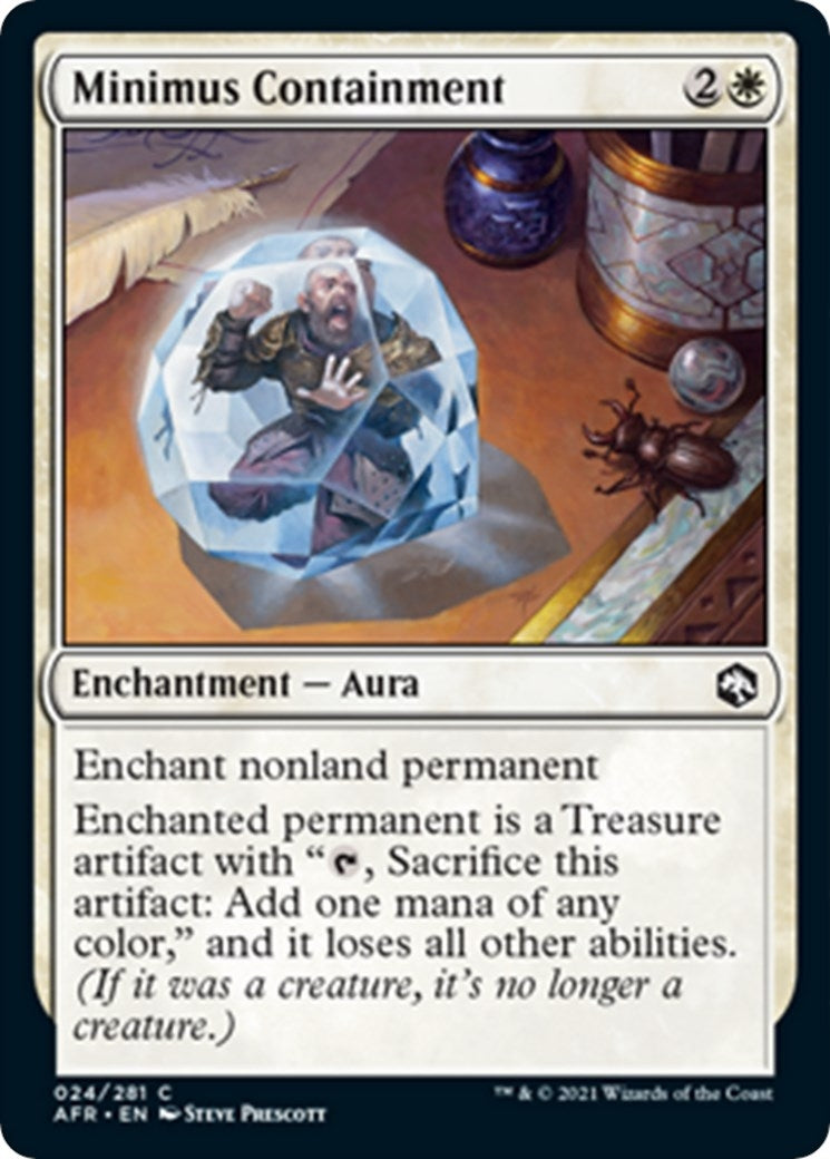Image for Minimus Containment (Adventures in the Forgotten Realms) (24) - Magic: The Gathering