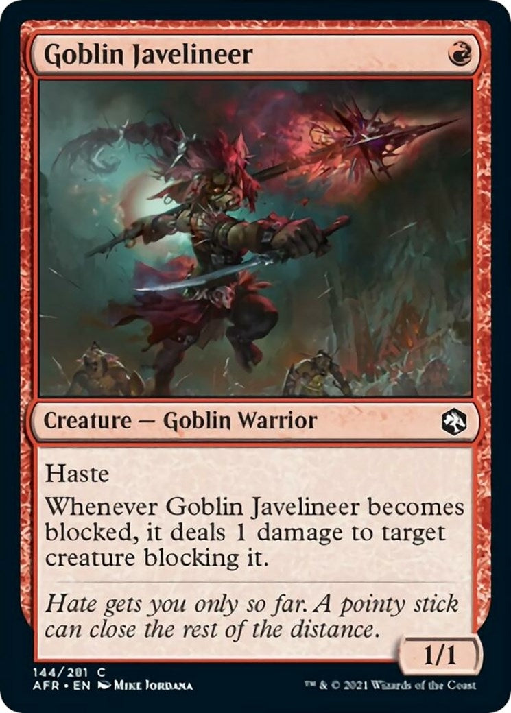 Image for Goblin Javelineer (Adventures in the Forgotten Realms) (144) - Magic: The Gathering