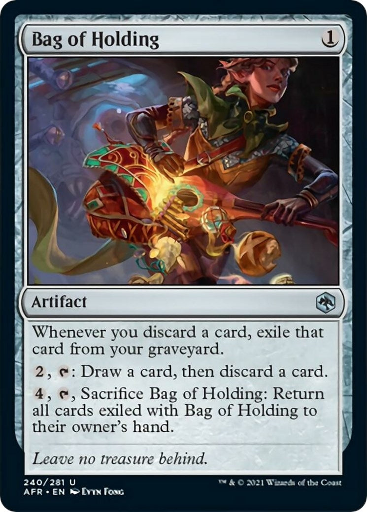 Image for Bag of Holding (Adventures in the Forgotten Realms) (240) - Magic: The Gathering