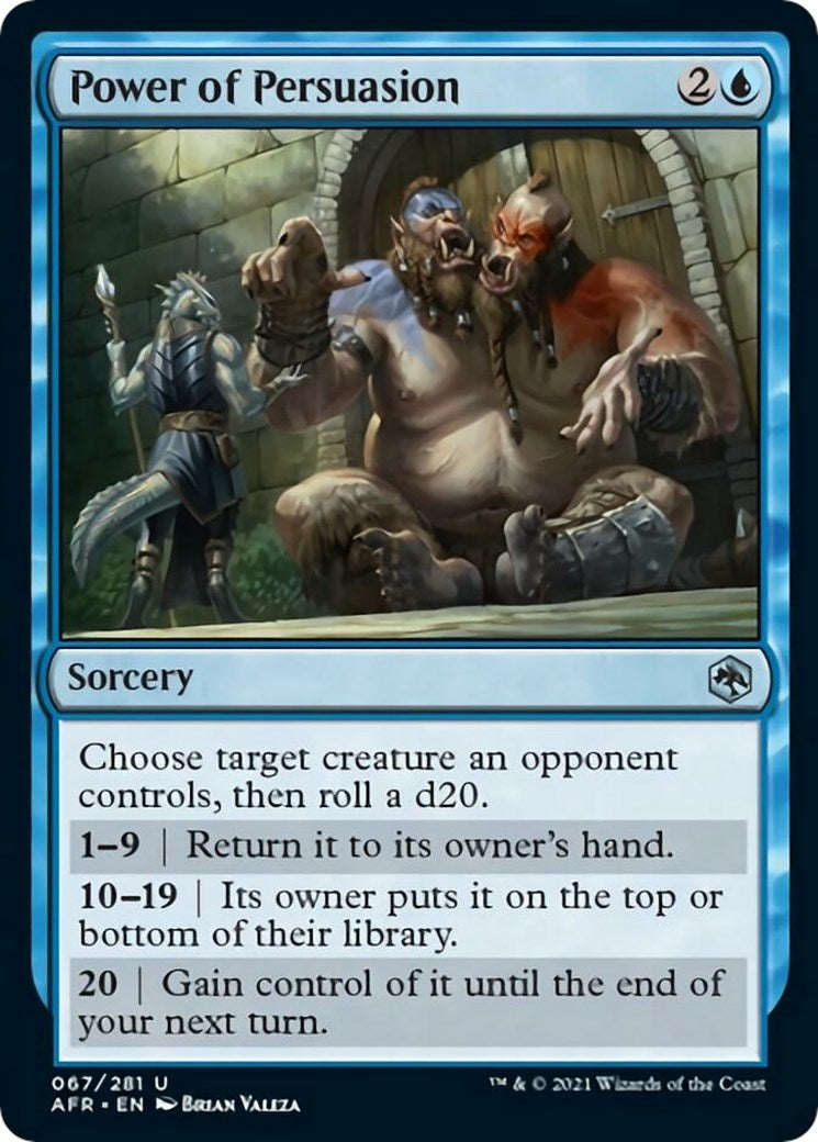 Image for Power of Persuasion (Adventures in the Forgotten Realms) (67) - Magic: The Gathering