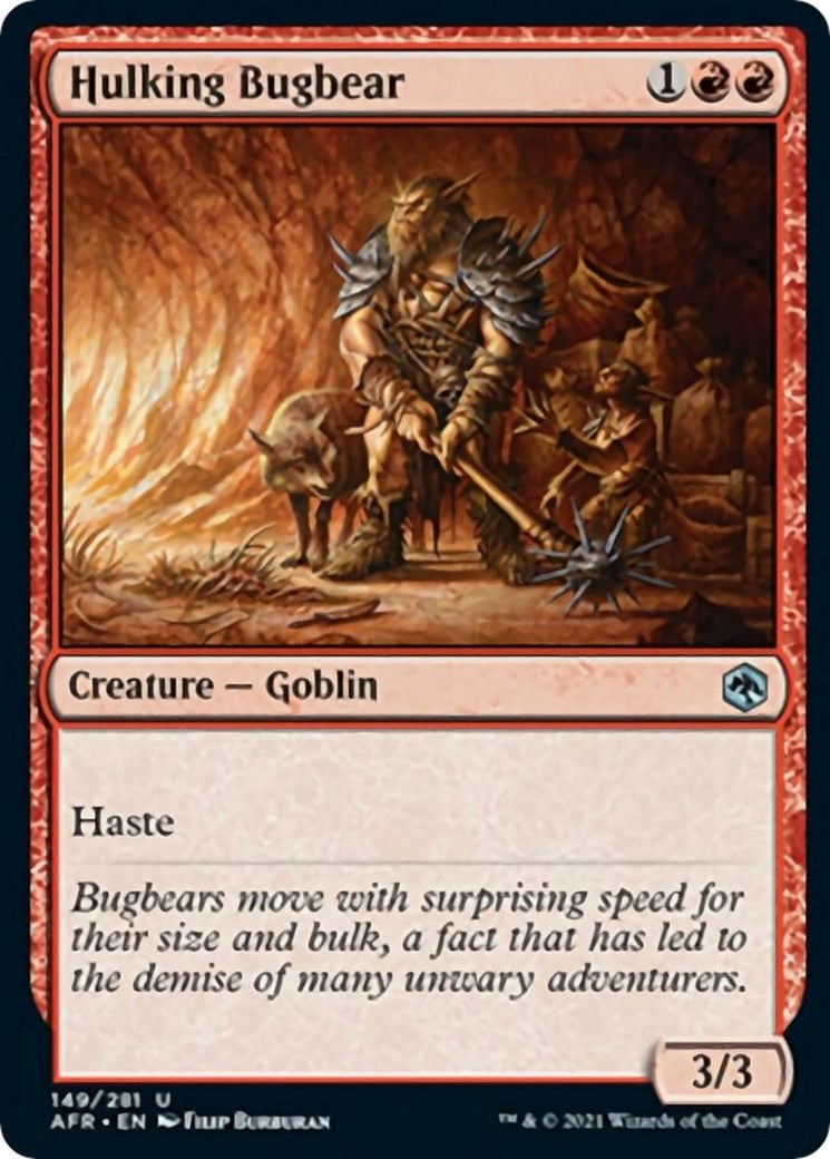 Image for Hulking Bugbear (Adventures in the Forgotten Realms) (149) - Magic: The Gathering