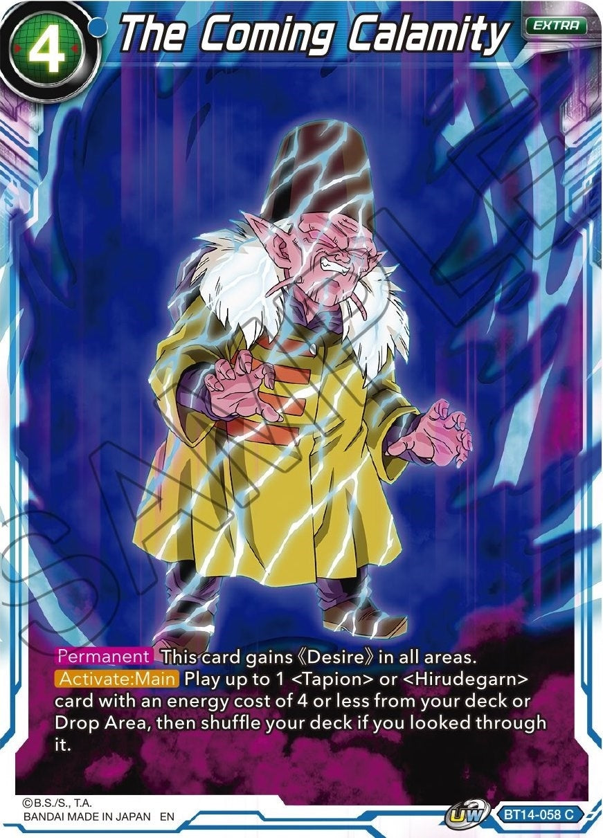 Image for The Coming Calamity (Cross Spirits) (BT14-058) - Dragon Ball Super: Masters