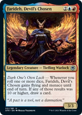 Image for Farideh, Devil's Chosen (Adventures in the Forgotten Realms) (221) - Magic: The Gathering