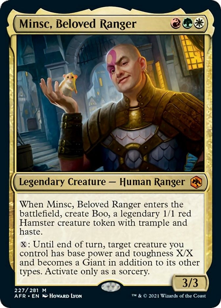 Image for Minsc, Beloved Ranger (Adventures in the Forgotten Realms) (227) - Magic: The Gathering
