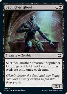 Image for Sepulcher Ghoul (Adventures in the Forgotten Realms) (118) - Magic: The Gathering