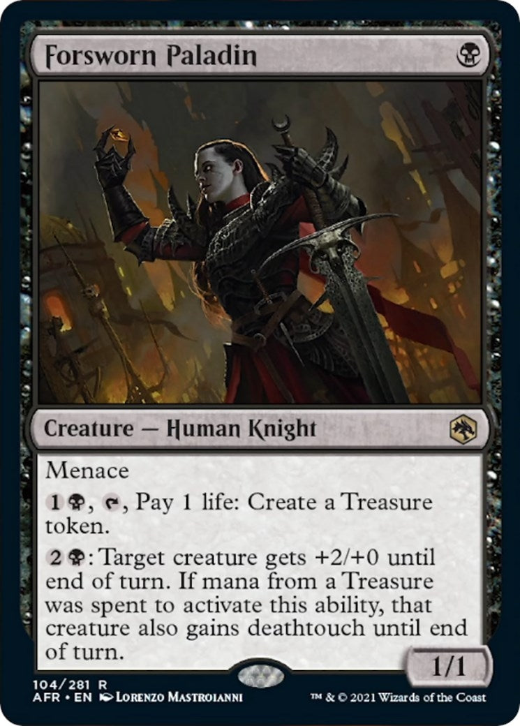 Image for Forsworn Paladin (Adventures in the Forgotten Realms) (104) - Magic: The Gathering