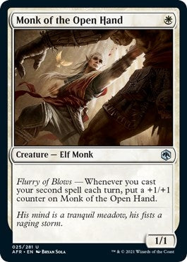 Image for Monk of the Open Hand (Adventures in the Forgotten Realms) (25) - Magic: The Gathering