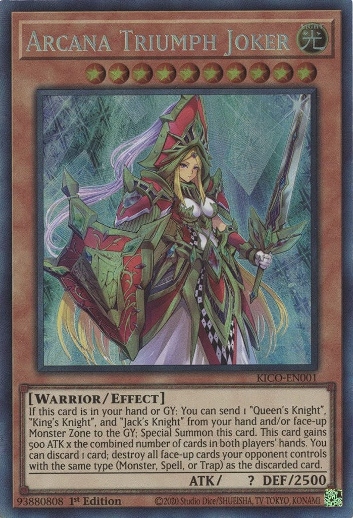 Image for Arcana Triumph Joker (CR) (King's Court) (KICO-EN001) - YuGiOh