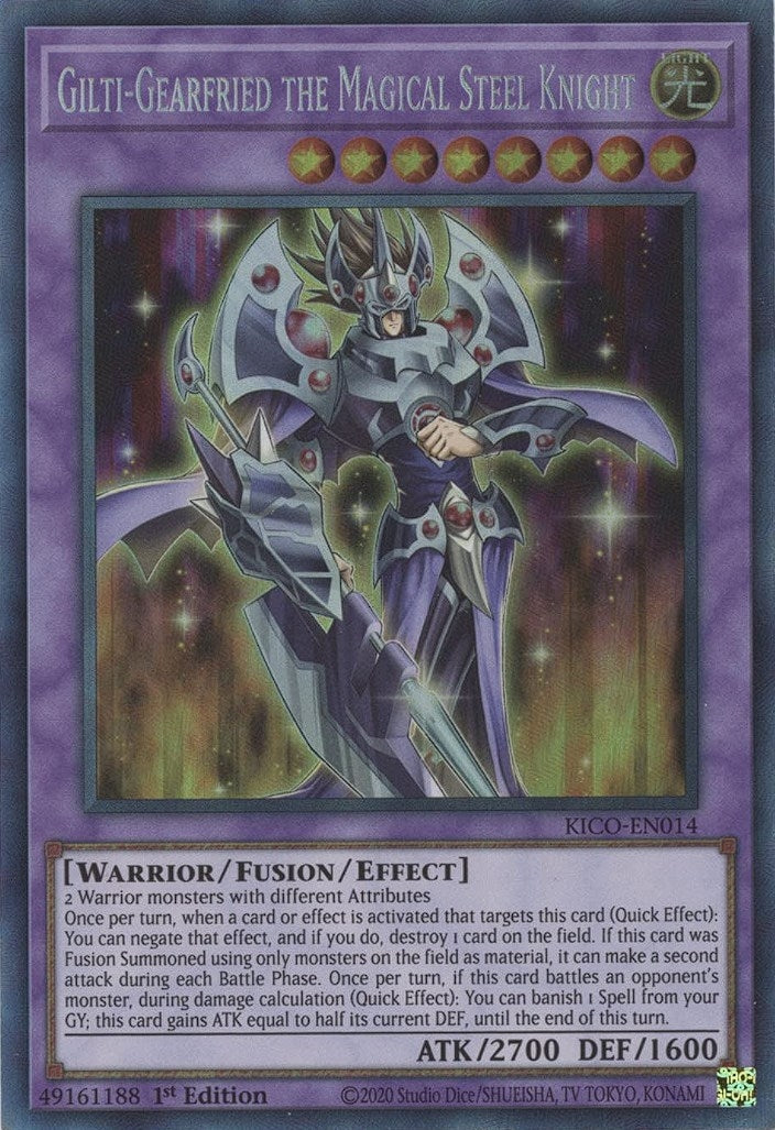 Image for Gilti-Gearfried the Magical Steel Knight (CR) (King's Court) (KICO-EN014) - YuGiOh