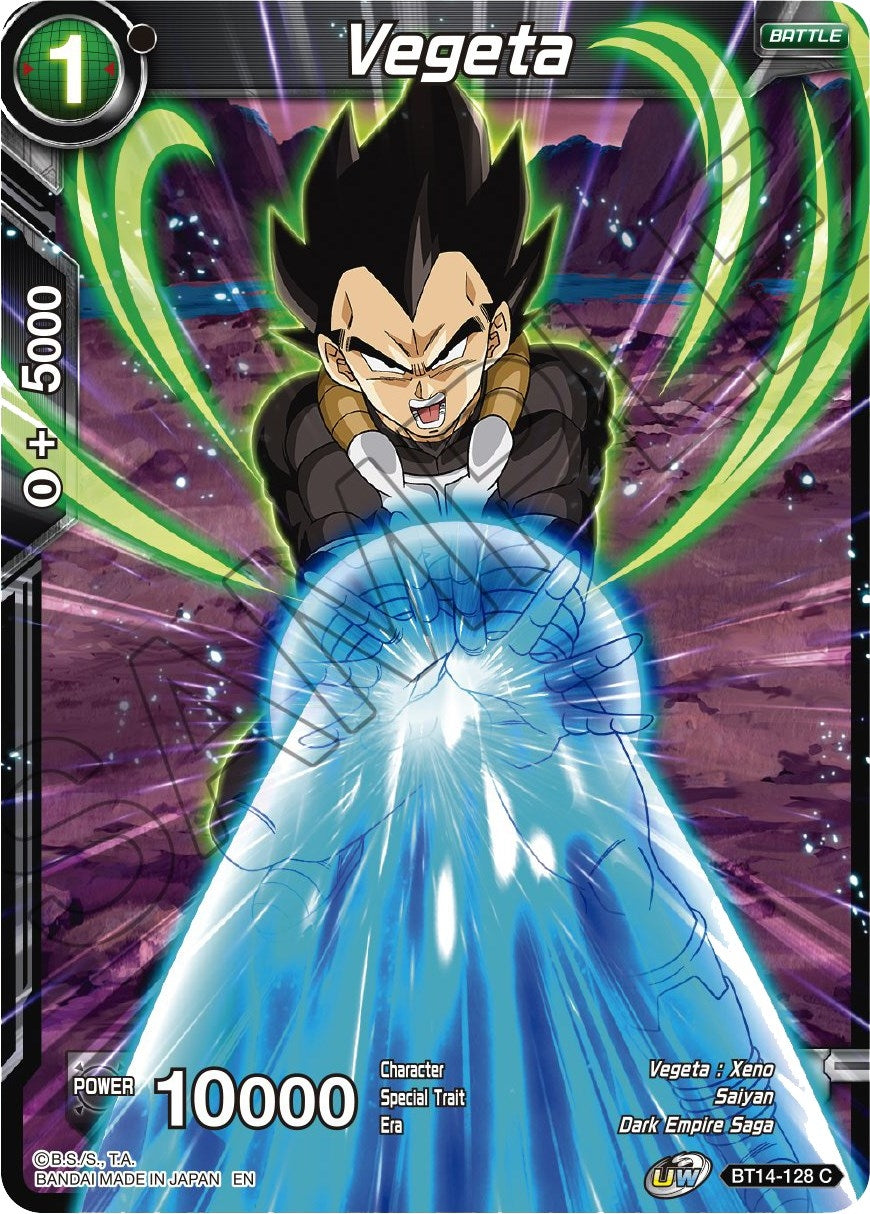 Image for Vegeta (BT14-128) (Cross Spirits) (BT14-128) - Dragon Ball Super: Masters