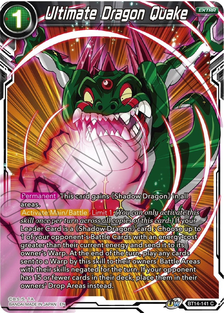 Image for Ultimate Dragon Quake (Cross Spirits) (BT14-141) - Dragon Ball Super: Masters