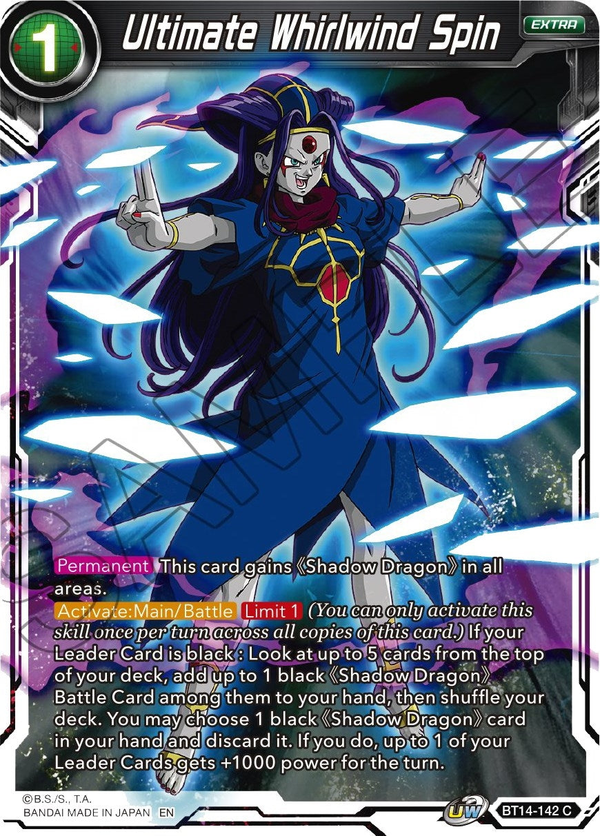 Image for Ultimate Whirlwind Spin (Cross Spirits) (BT14-142) - Dragon Ball Super: Masters
