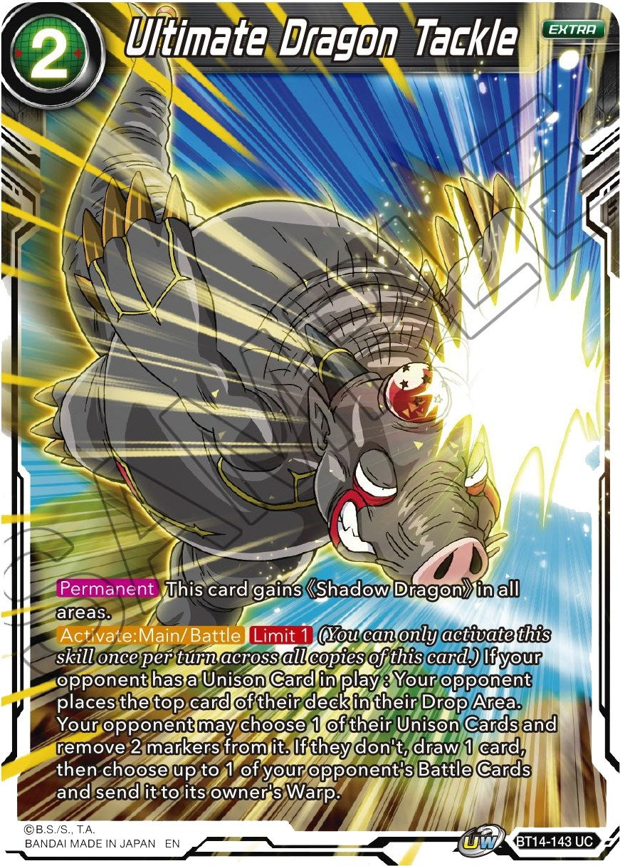 Image for Ultimate Dragon Tackle (Cross Spirits) (BT14-143) - Dragon Ball Super: Masters