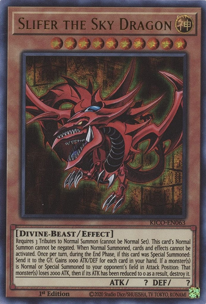 Image for Slifer the Sky Dragon (Ultra Pharaoh's Rare) (King's Court) (KICO-EN063) - YuGiOh