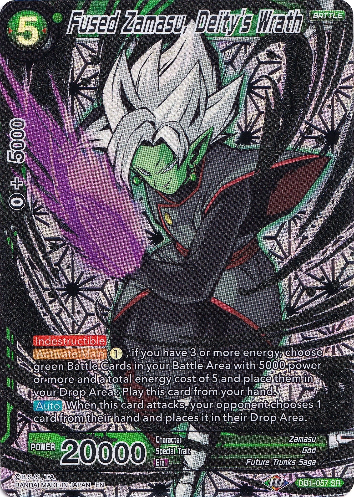Image for Fused Zamasu, Deity's Wrath (Collector's Selection Vol. 1) (DB1-057) - Dragon Ball Super: Masters