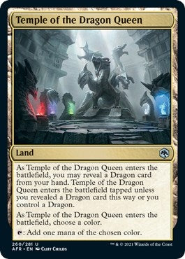 Image for Temple of the Dragon Queen (Adventures in the Forgotten Realms) (260) - Magic: The Gathering
