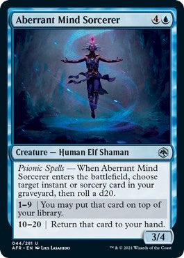 Image for Aberrant Mind Sorcerer (Adventures in the Forgotten Realms) (44) - Magic: The Gathering